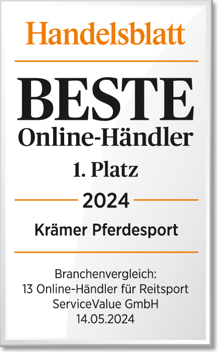Auszeichnung Handelsblatt: Platz 1 der besten deutschen Online-Hndler 2024 im Branchenvergleich