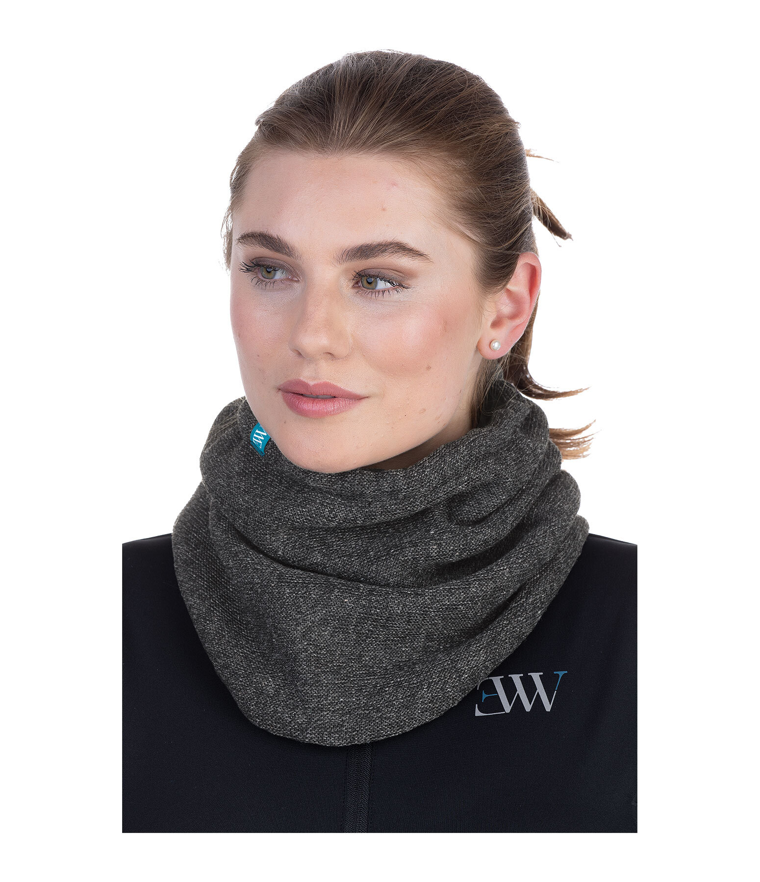 Wollmix-Strickfleece Neckwarmer