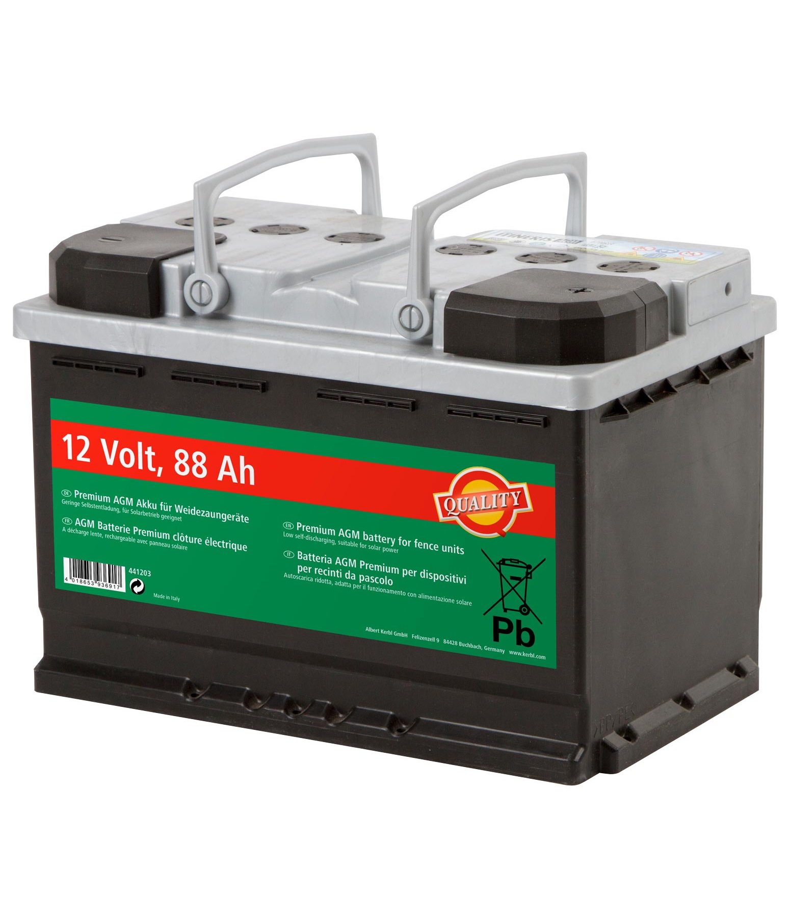 12 V Gel-Akku für 12 Volt Batteriegeräte - Krämer Pferdesport