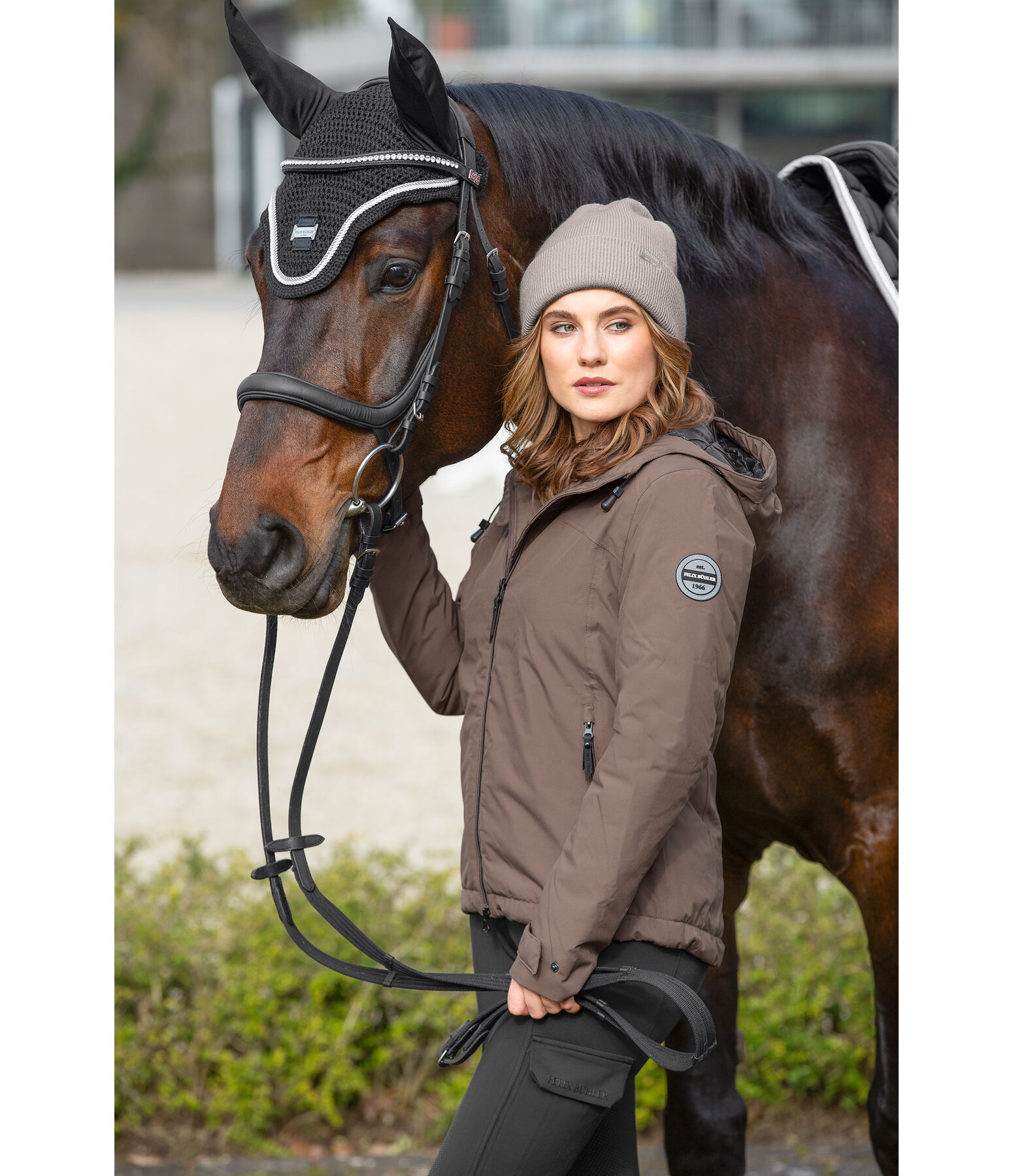 Funktions-Kapuzen-Reitjacke Emelie II