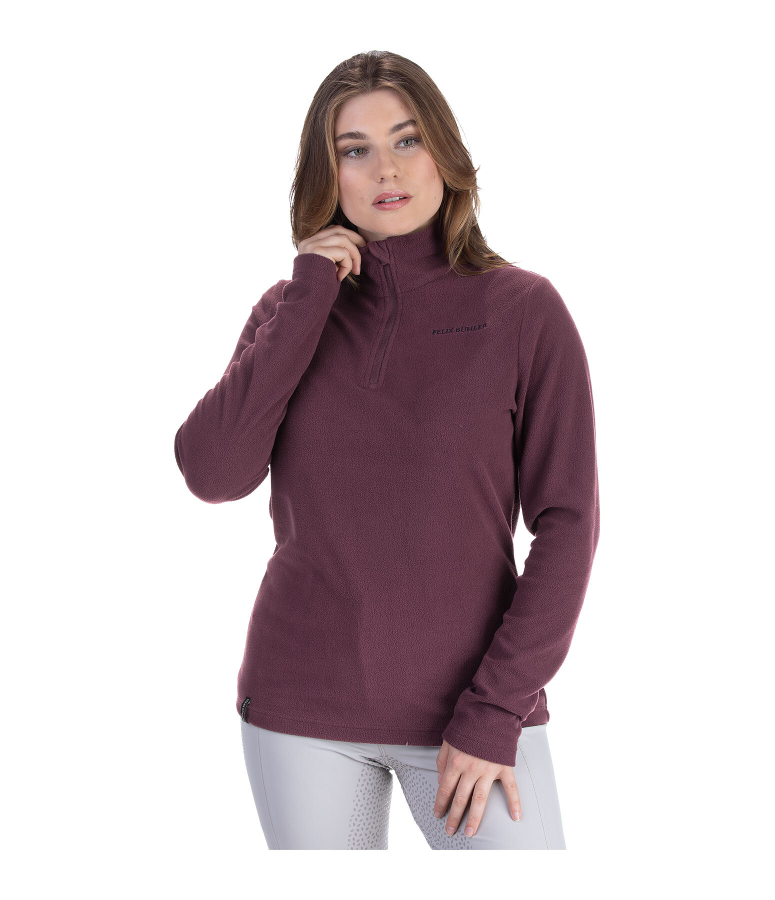 Zip-Funktions-Fleeceshirt Luisa