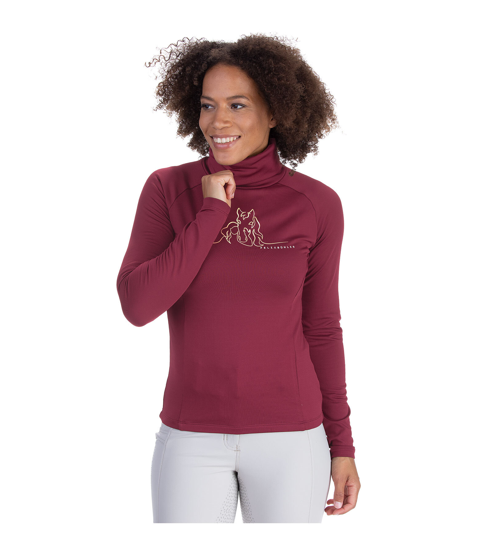 Performance-Stretch-Rollkragenshirt Phoebe