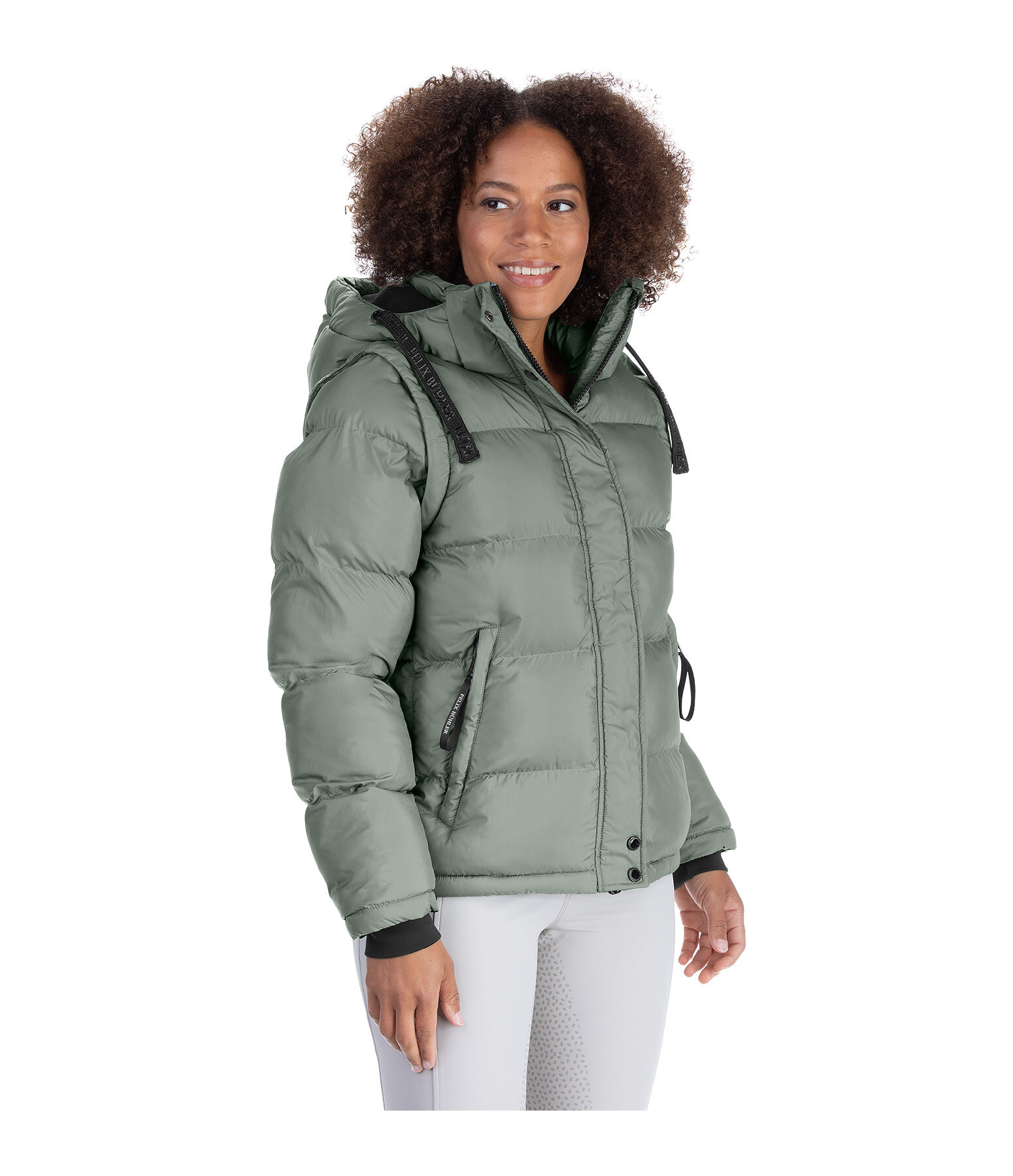 2 in 1 Kapuzen-Steppjacke Elis