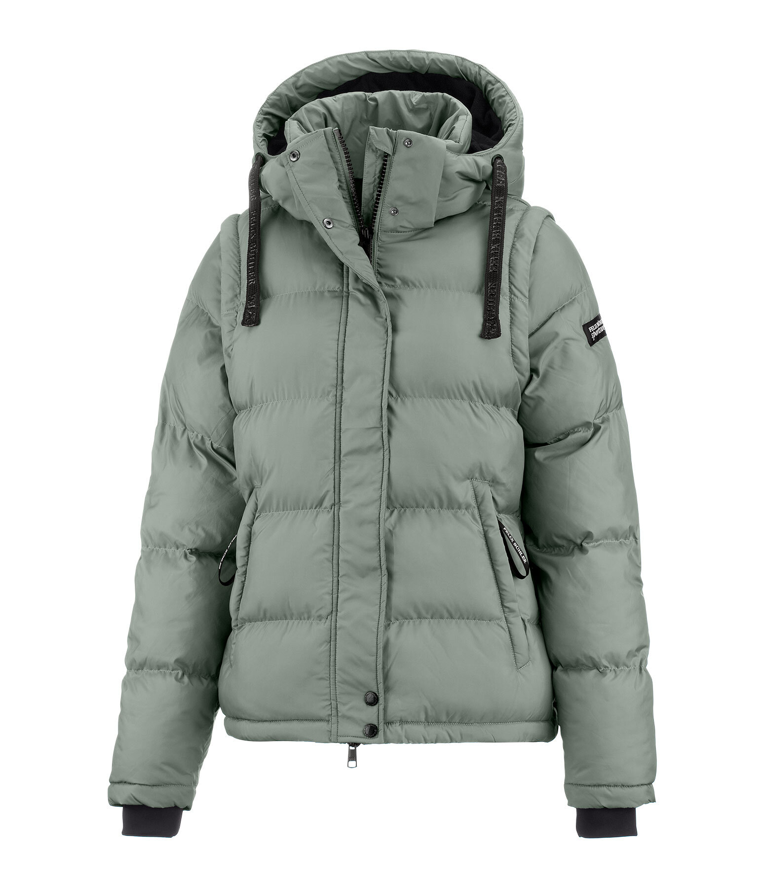 2 in 1 Kapuzen-Steppjacke Elis