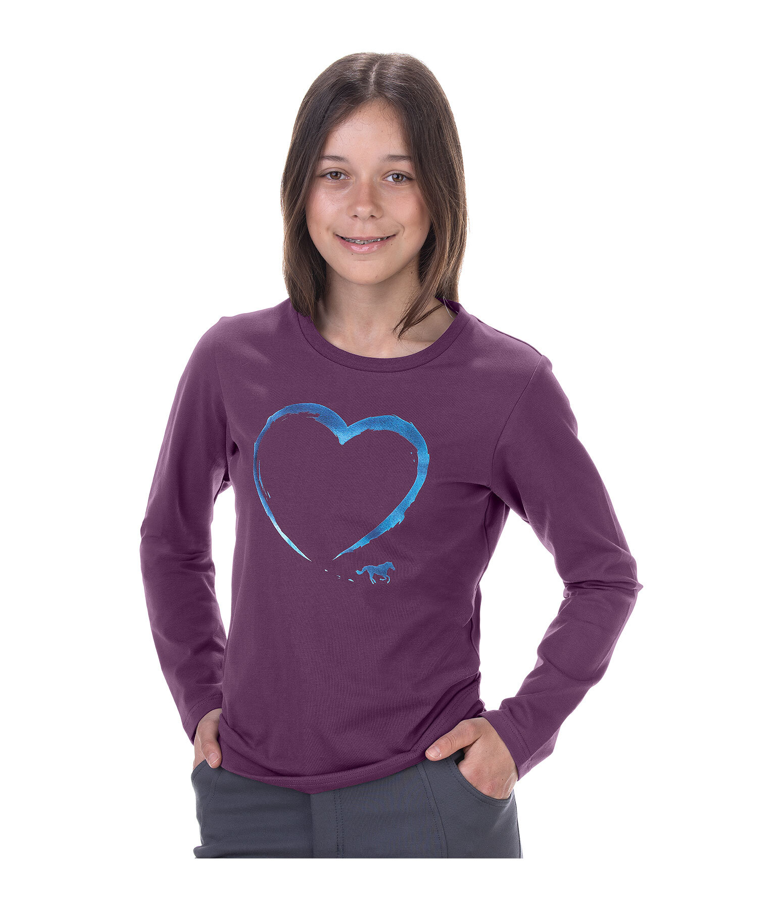 Kinder-Langarmshirt Hearty