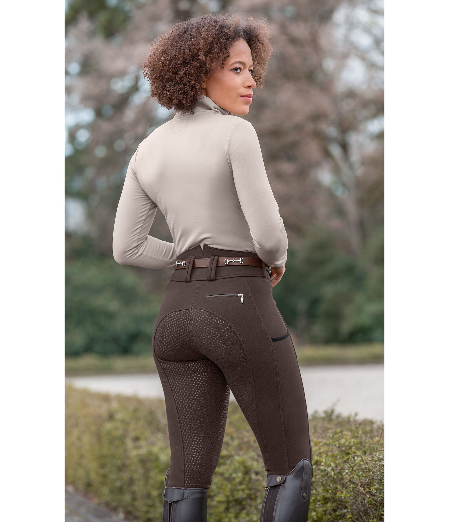 Grip-Reithose High Waist Juliane