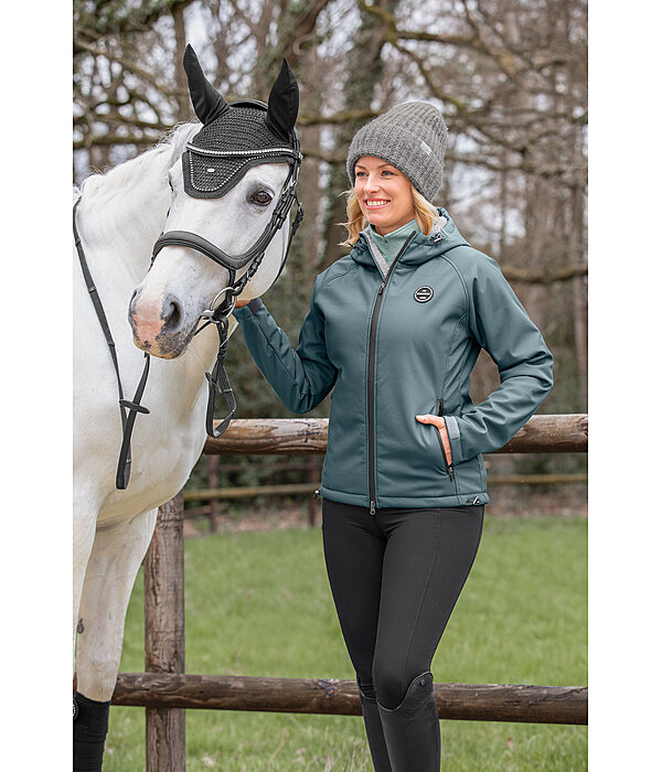 Kapuzen-Softshell-Reitjacke Lara